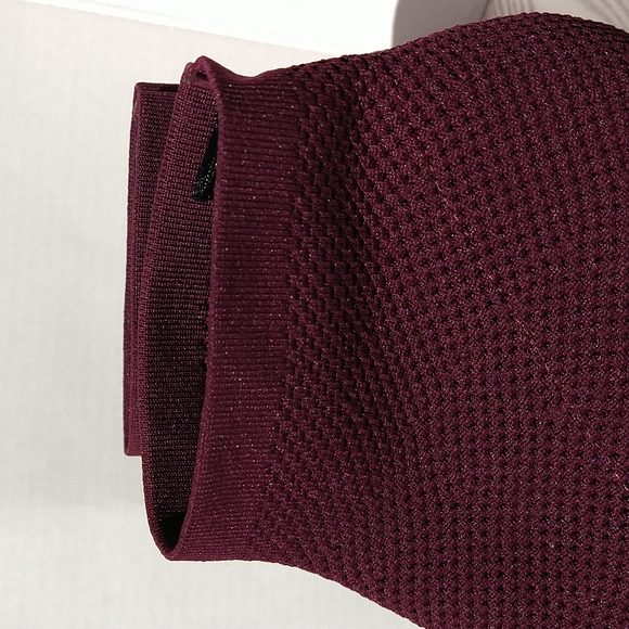 Peep Toe knit Elastic Sock Ankle heel Booties size 10 - Picture 6 of 10